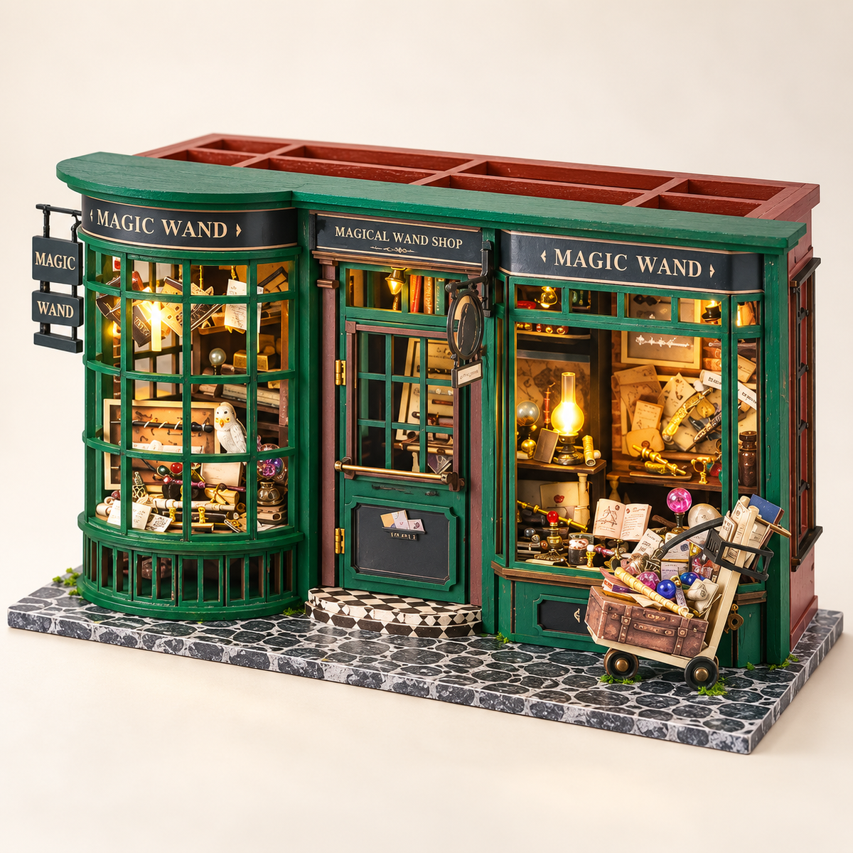 Magic Wand Shop — boutique miniature DIY lumineuse à construire