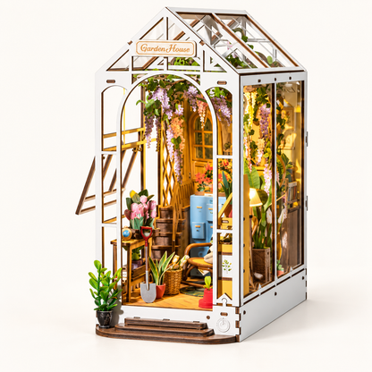 Book Nook Garden House Rolife TGB06 | Serre miniature LED