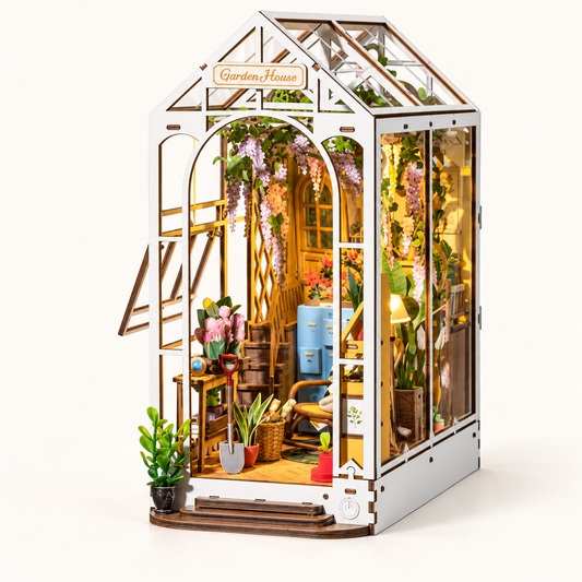 Book Nook Garden House Rolife TGB06 | Serre miniature LED