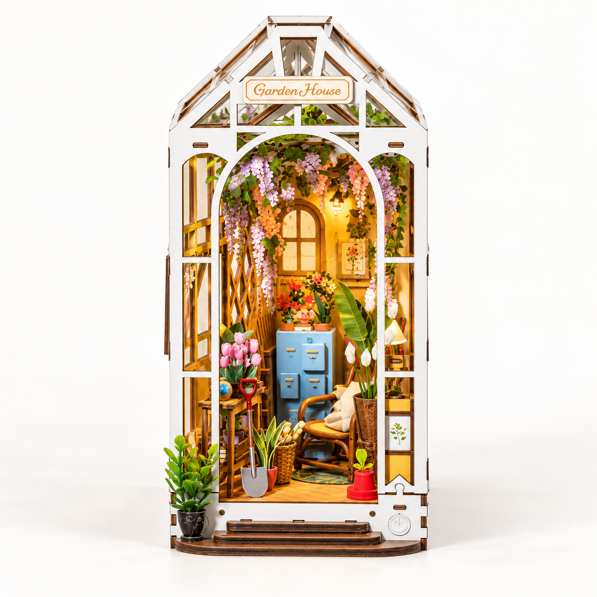 Book Nook Garden House Rolife TGB06 | Serre miniature LED