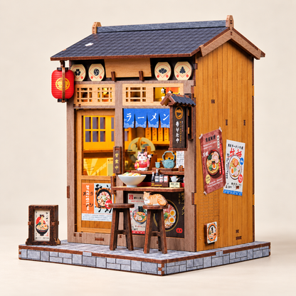 Morita‑Ya — Book nook japonais DIY lumineux