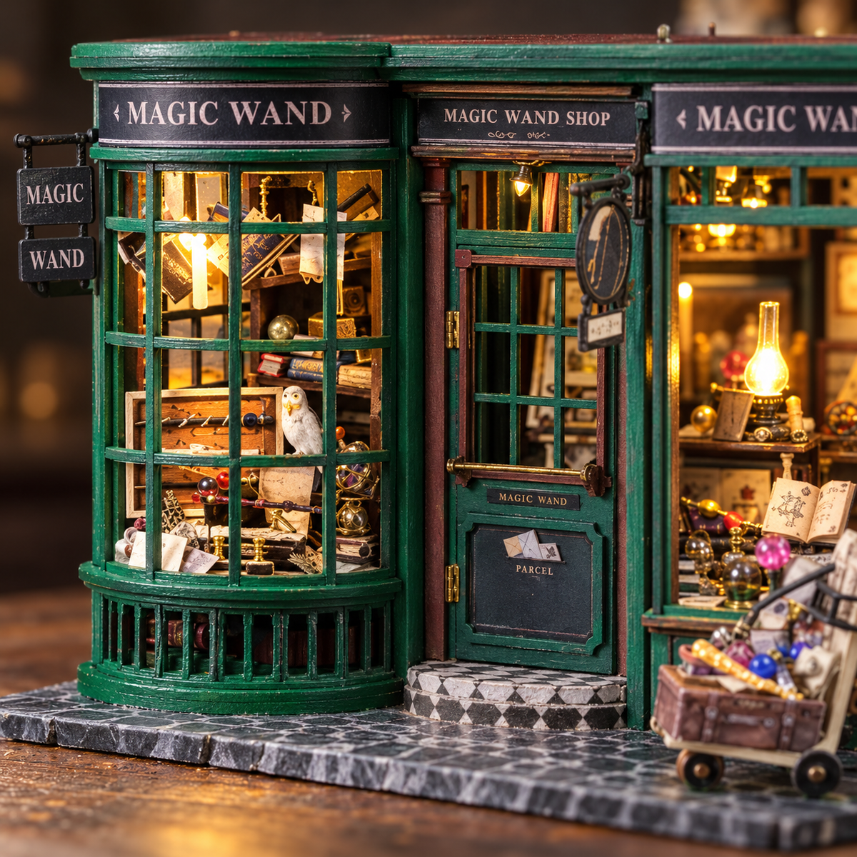 Magic Wand Shop — boutique miniature DIY lumineuse à construire