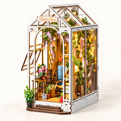 Book Nook Garden House Rolife TGB06 | Serre miniature LED