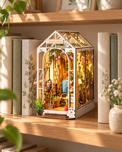 Book Nook Garden House Rolife TGB06 | Serre miniature LED