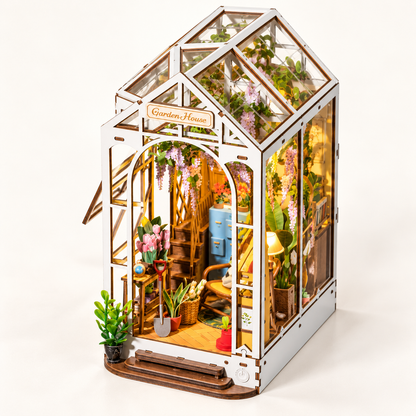 Book Nook Garden House Rolife TGB06 | Serre miniature LED